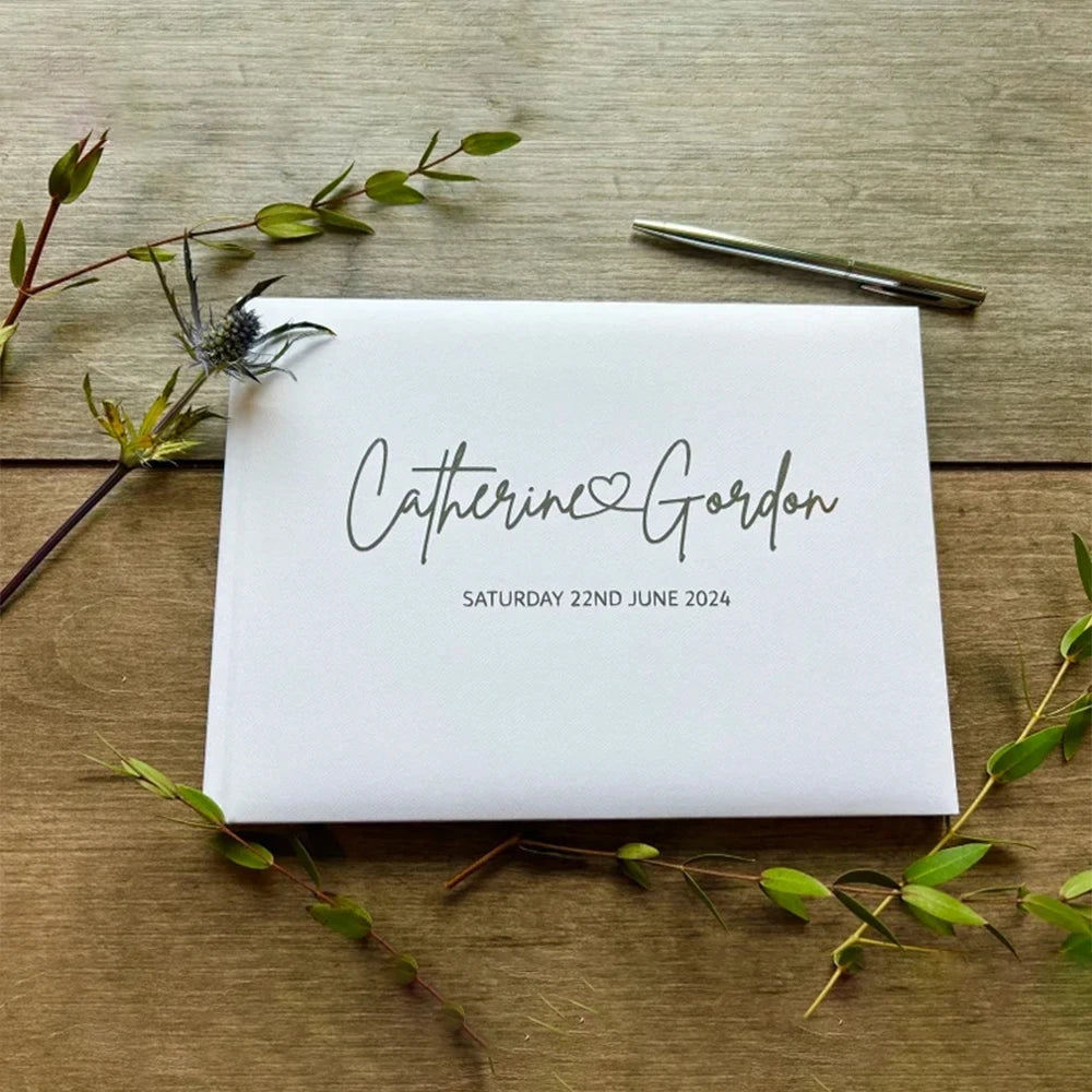 The Diamond Guestbook - Our signature guestbook designed to capture the love, laughter and messages from your special day.