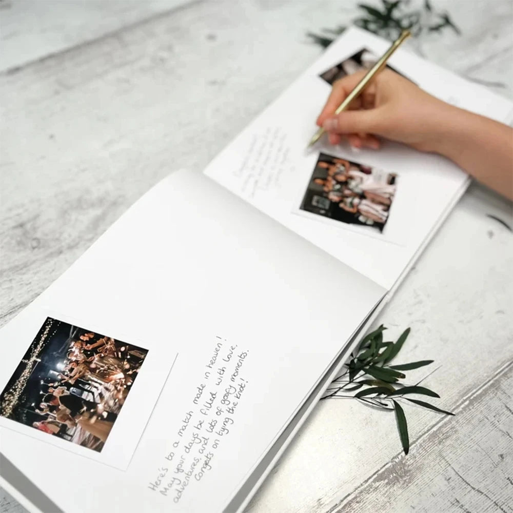 The Diamond Guestbook - Our signature guestbook designed to capture the love, laughter and messages from your special day.