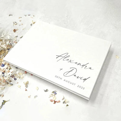 The Diamond Guestbook - Our signature guestbook designed to capture the love, laughter and messages from your special day.