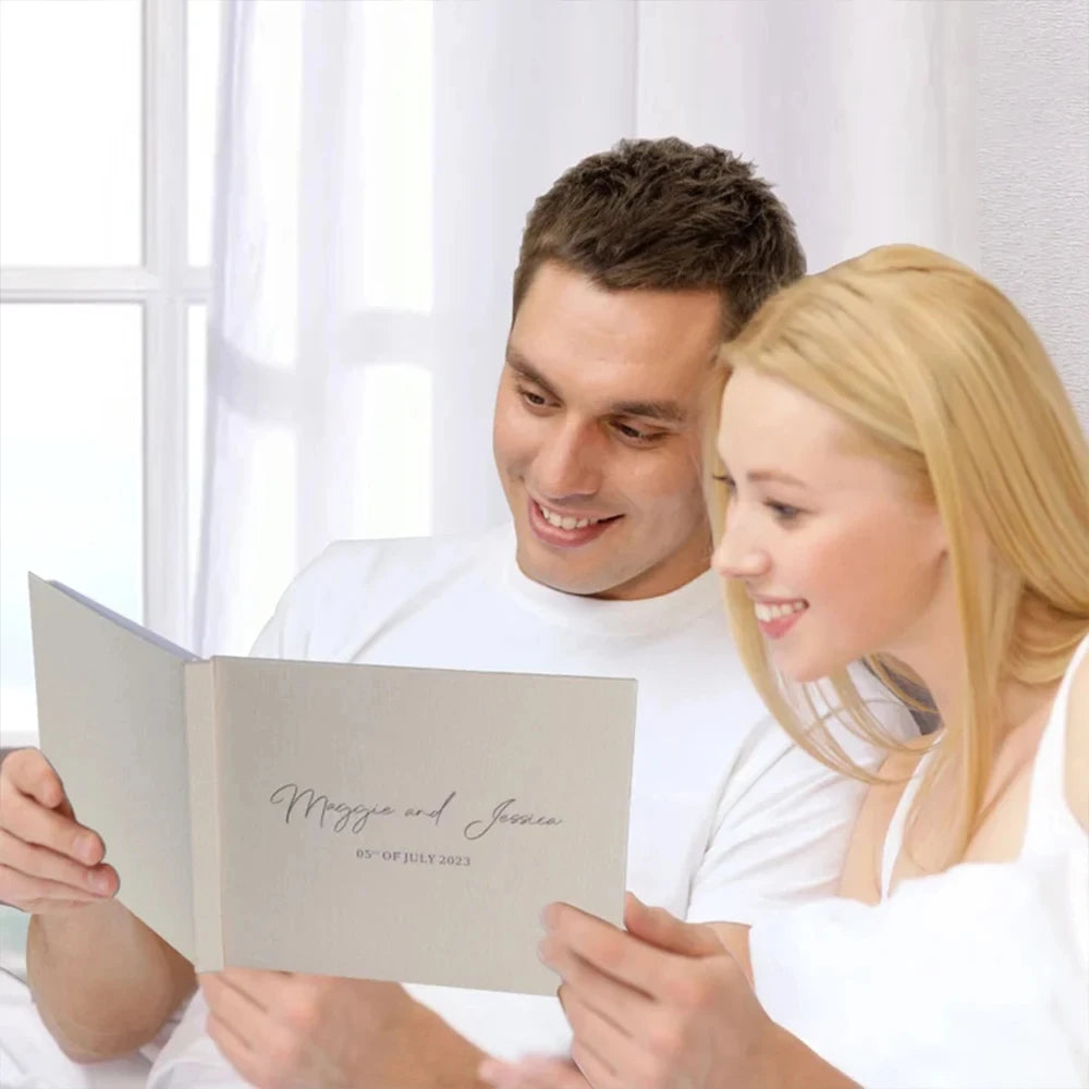 The Diamond Guestbook - Our signature guestbook designed to capture the love, laughter and messages from your special day.